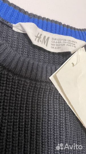 Новый свитер h&m 122/128