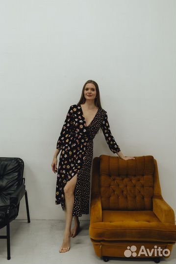 Платье женское черное, коричневое 40,42,44