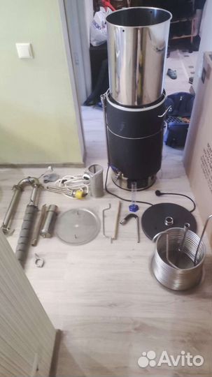 Автоматическая пивоварня и бражная колонна