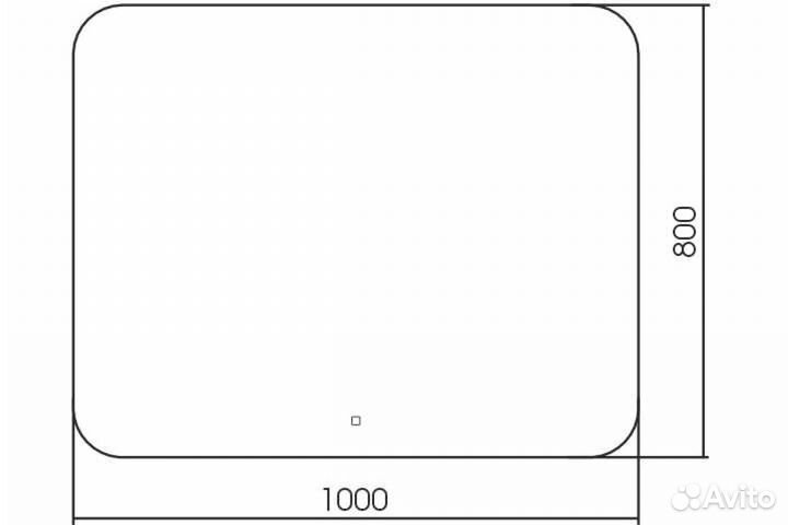 Зеркало с подсветкой Art&Max Modica AM-Mod-1000-8
