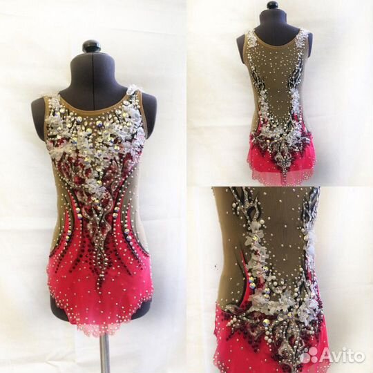 Купальник для художественной гимнастики 130-140см