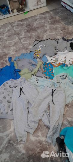 Вещи пакетом для мальчика 98-110,для двойни