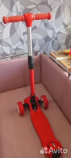 Самокат детский трёхколёсный бу