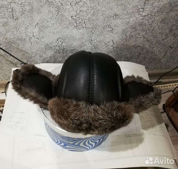 Шапка ушанка мужская новая