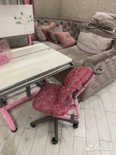 Растущая парта и стул kid youth
