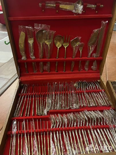 Винтажный набор столовых приборовТаиланд