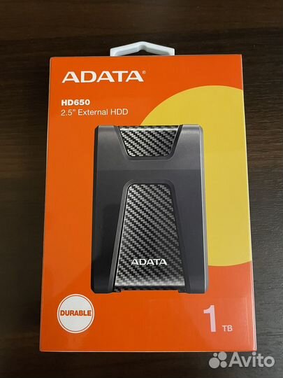 Внешний жесткий диск 1 тб adata HD650