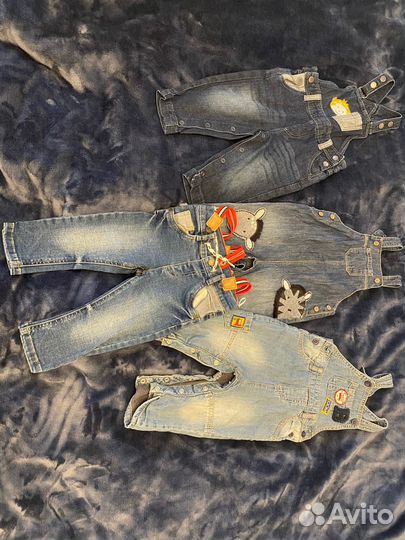 Пакет фирменных вещей на мальчика 74-80