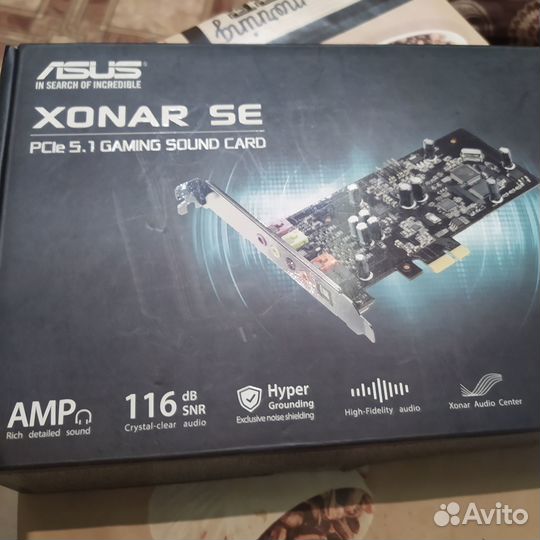 Звуковая карта asus xonar se
