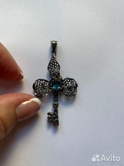 Крест серебро