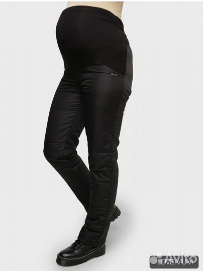 Утеплённые брюки для беременных
