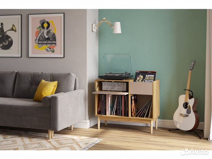 Тумба для винила Янсен-2 Latte