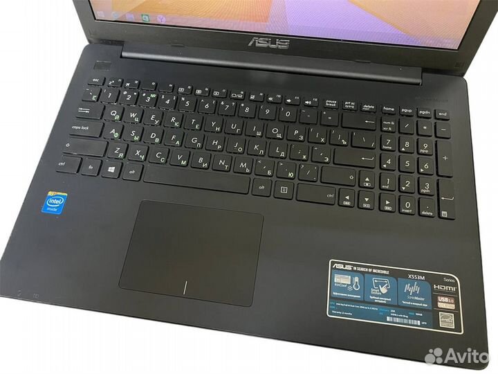 Ноутбук asus X553M (бек18)