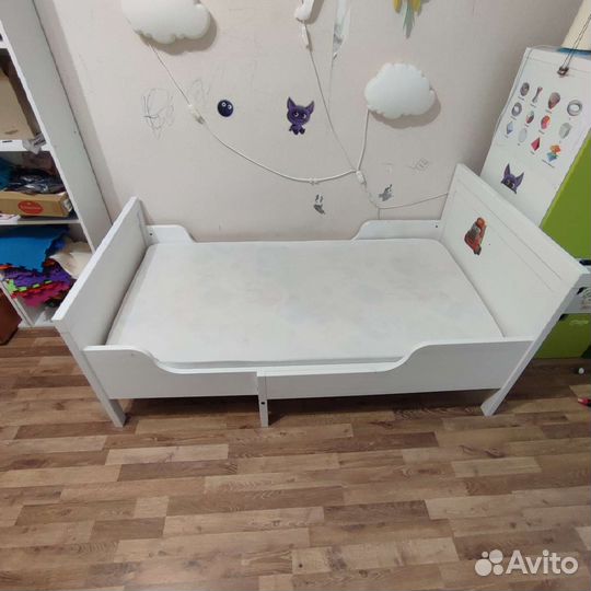 Детская кровать IKEA раздвижная сундвик