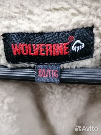 Зип рубашка овершот на меху Wolverine 2XL