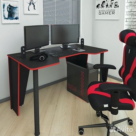 Компьютерный игровой стол Геймер (цвета)