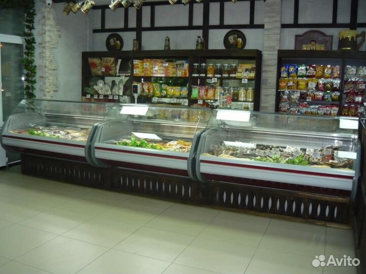 Витрина холодильная (прилавок) Айсберг, горка