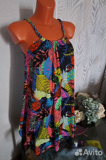 Пляжное платье сарафан и туника р 42 44