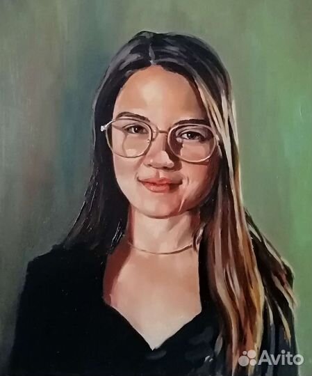 Портрет маслом на холсте по фото
