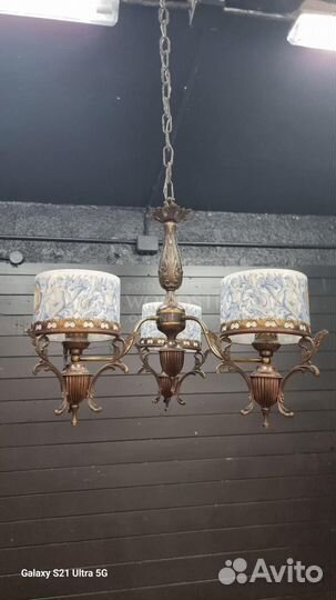 Люстра винтажная. Винтаж. Антикварная мебель