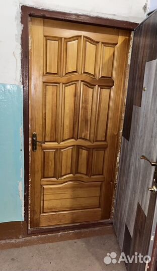 Дверь входная железная и деревянная