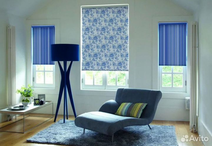 Рулонные шторы день ночь