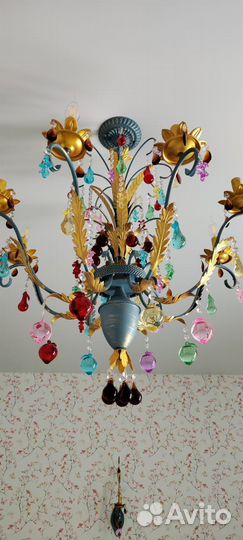 Люстра потолочная италия