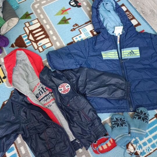 Вещи пакетом мальчику рост 80-86-92