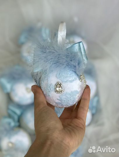 Новогодние шары ручной работы