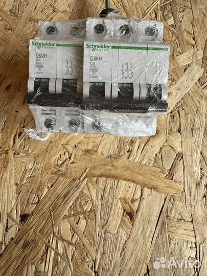 Автомат schneider c60h c3