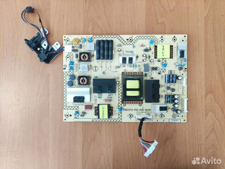 Материнская плата, блок питания philips 55