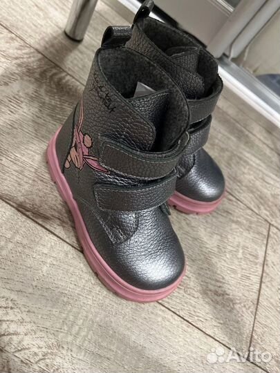 Ботинки весенние для девочки 24 размер