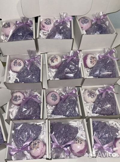 Подарочный набор бомбочки для ванны морская соль