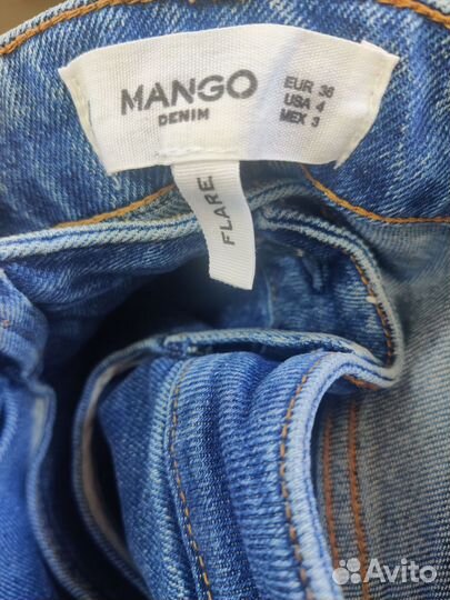 Джинсы mango flare 34