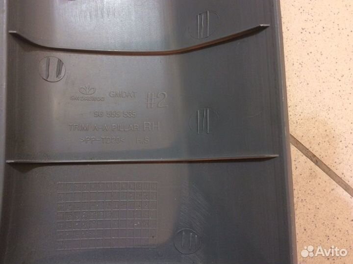 Обшивка стойки передняя правая Chevrolet Lacetti