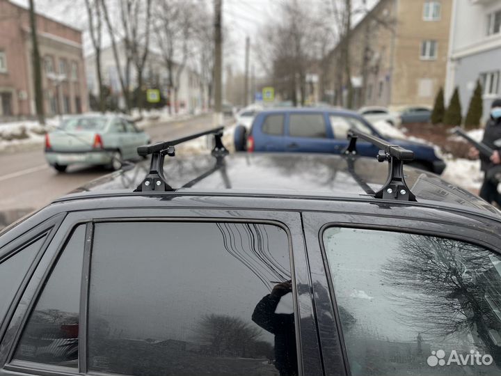 Багажник (опоры+палки) Delta Daewoo Nexia черн