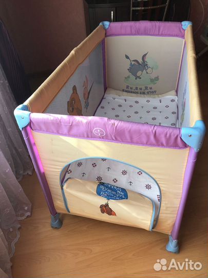 Детская кровать манеж