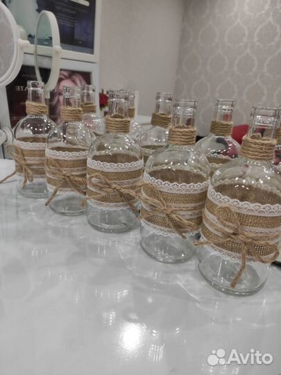 Бутылка декор на стол