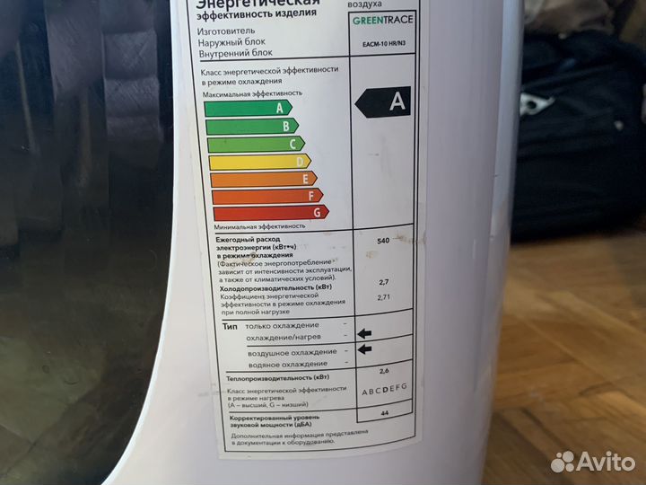 Мобильный кондиционер electrolux eacm-10 hr/n3