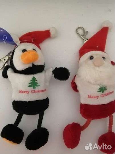 Новогодние сувениры, игрушки резиновые