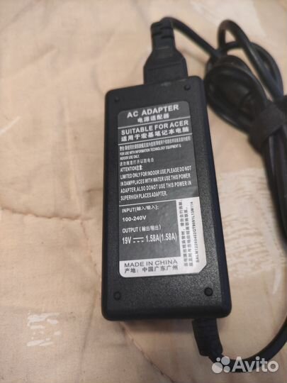 Зарядное устройство для ноутбука Acer 30w