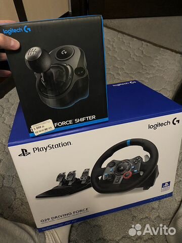Руль игровой logitech g29 900 градусов PC PS купить в Москве ...
