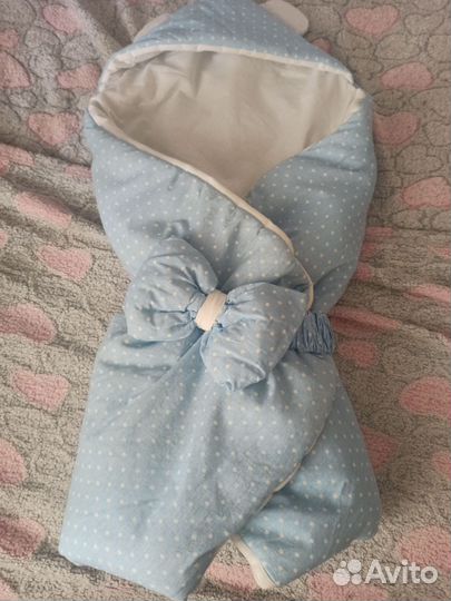 Конверт на выписку для мальчика весна осень