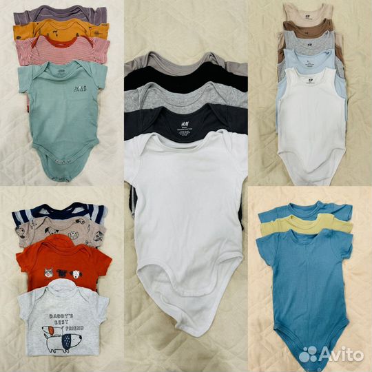 Большой пакет веще для малыша до 1 года + игрушки