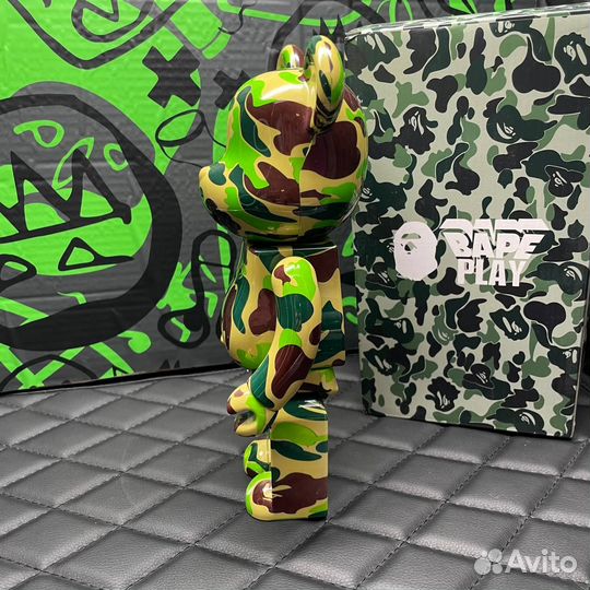 Игрушка Bearbrick Bape Камуфляж 28см