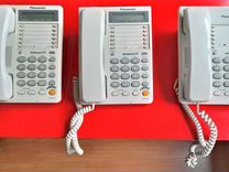 Телефон Panasonic KX-TS2365RUW- 3шт за все