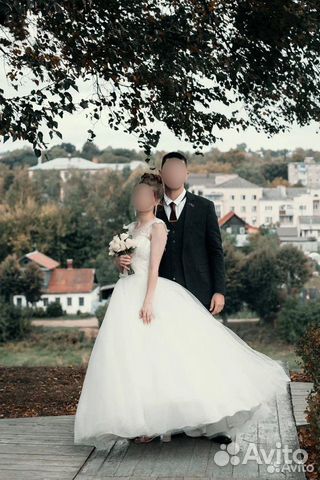 Свадебное платье 44 46 пышное