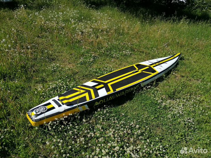 Сапборд гоночный Aqua Warrior Lightning 14 футов