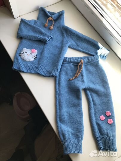 Костюм кофта + штаны для девочки