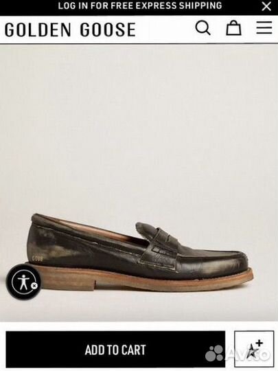 Туфли golden goose deluxe